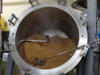 納豆製造工程　蒸煮